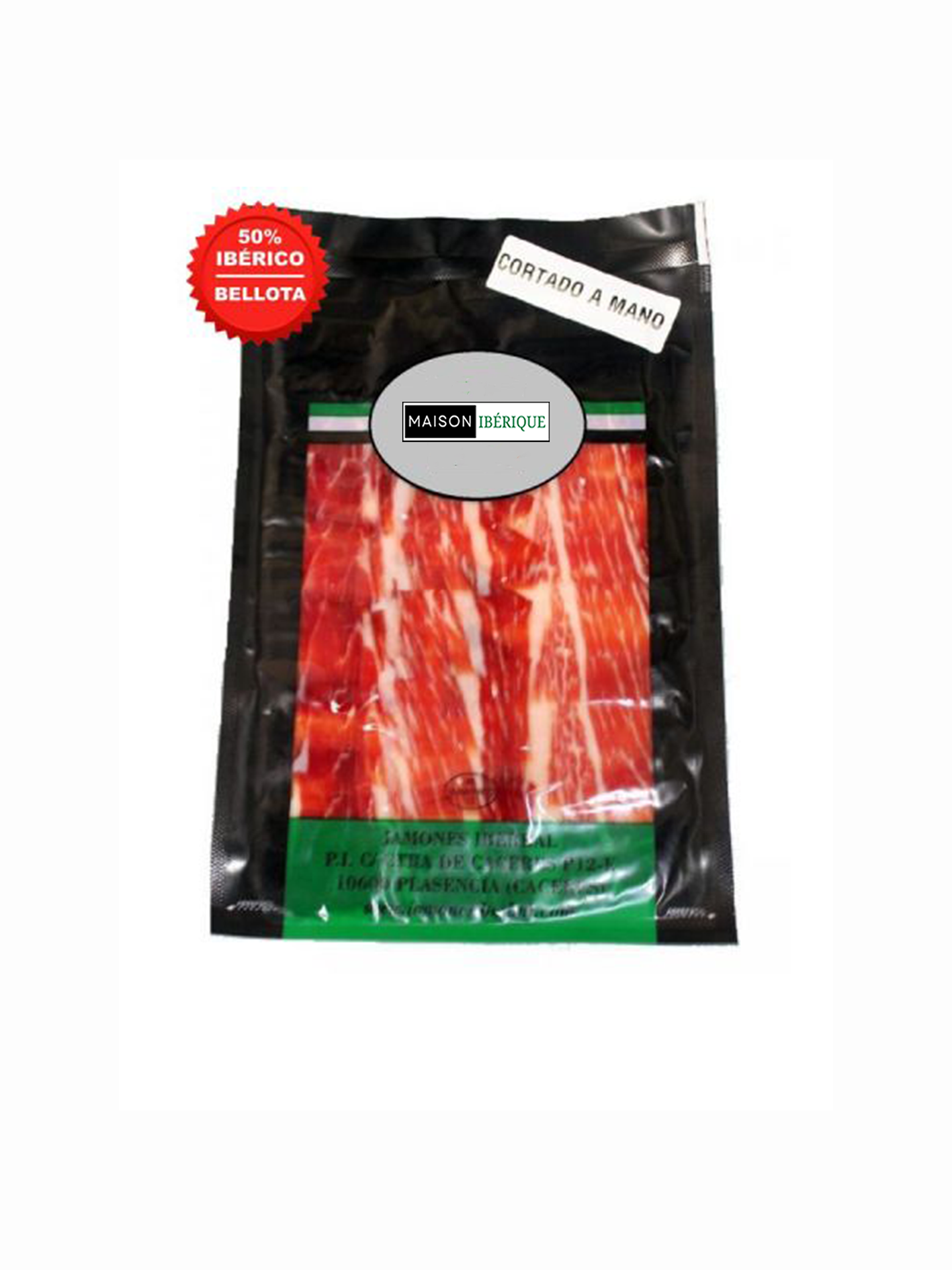 Jambon de bellota coupé à la main - 50% Raza ibérique