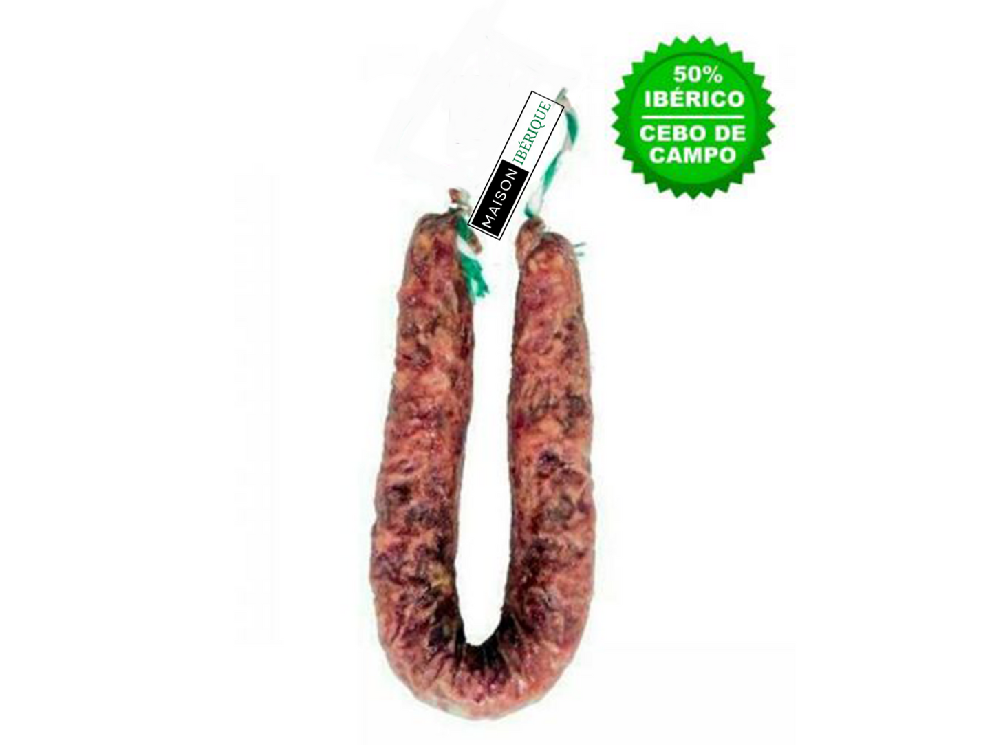Iberische Chorizo ​​​​Extra Blanco Herradura (Sin Chilión)